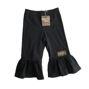 Matilda Jane Melodi Girls Big Ruffle Pants in Midnight Size 2 Toddler NWT